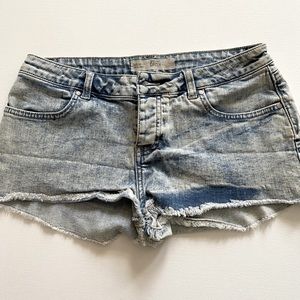 TopShop Moto Daisy Jeans Shorts